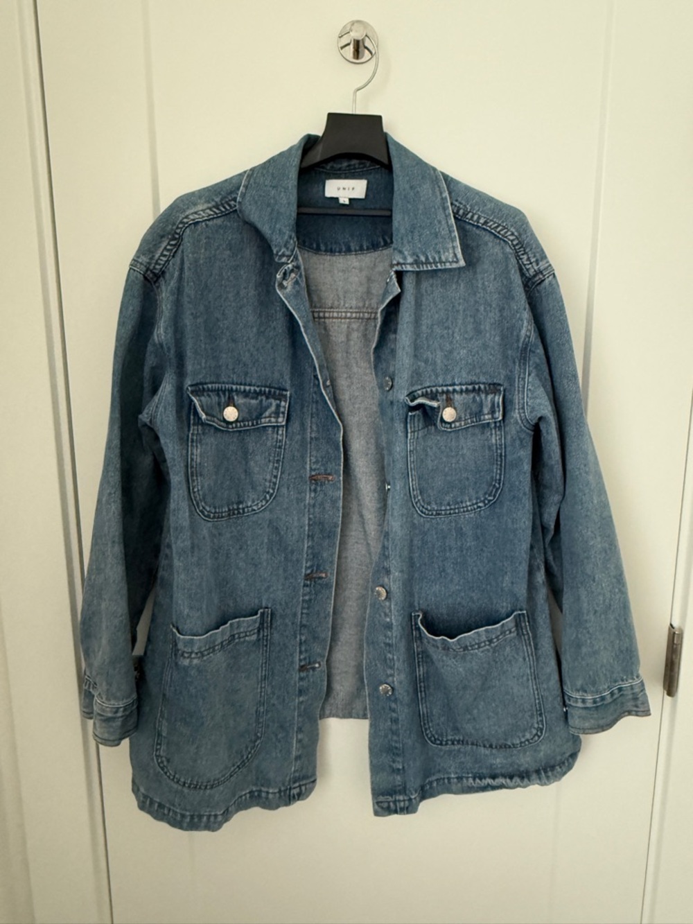 UNIF Light Blue Denim Shirt Jacket